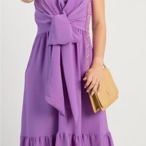 Umgee Purple Midi Dress
